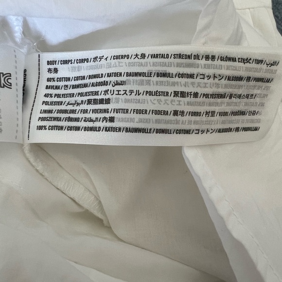 NWOT Abercrombie & Fitch white babydoll dress - XS - Picture 6 of 7